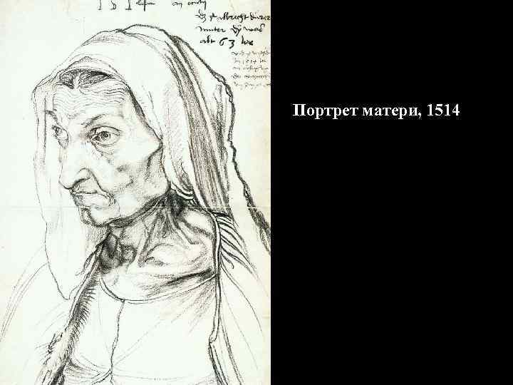 Портрет матери, 1514 