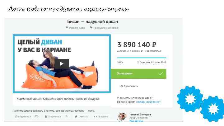 Лонч нового продукта, оценка спроса 