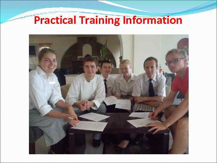 Practical Training Information 