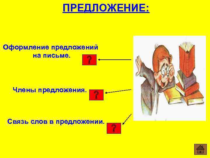 ПРЕДЛОЖЕНИЕ: Оформление предложений на письме. Члены предложения. Связь слов в предложении. 