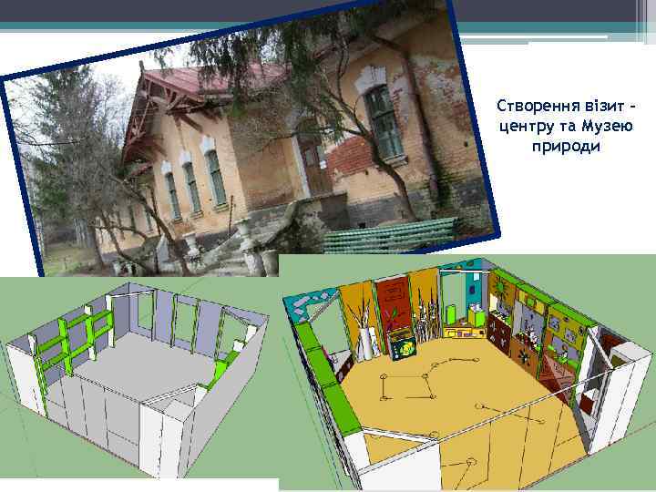 Створення візит – центру та Музею природи 