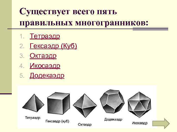 Тетраэдр гексаэдр