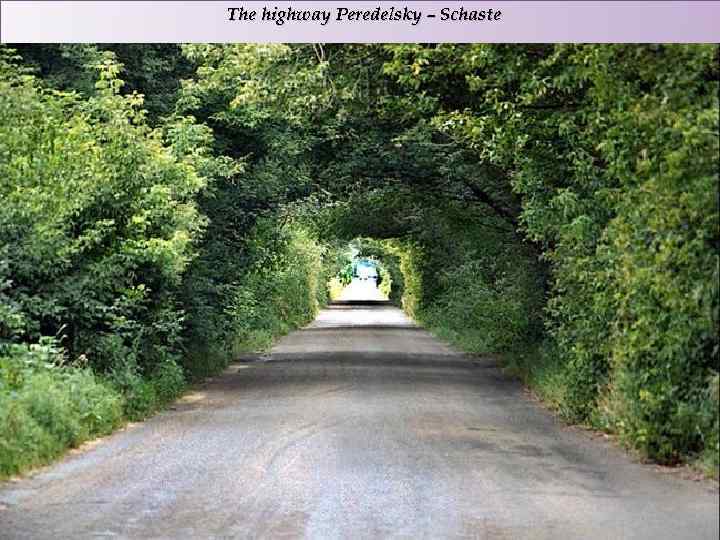 The highway Peredelsky – Schaste 