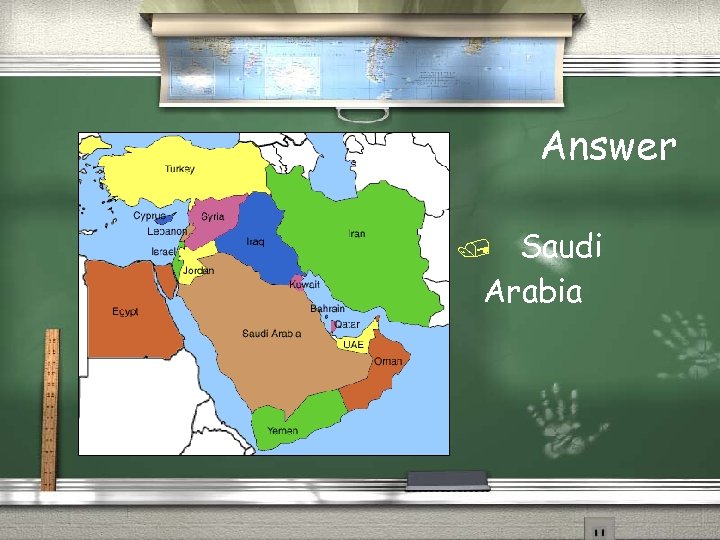 Answer Saudi Arabia 