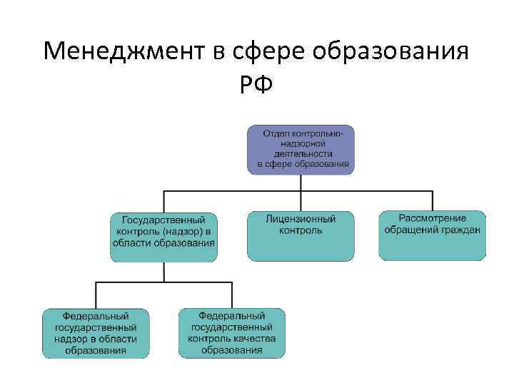 Менеджмент в сфере образования РФ 