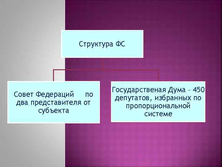 Представители двух. Структура ФС. Функции совета Федерации. Любые два представителя.