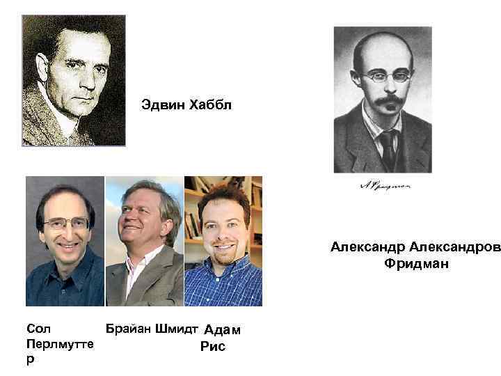 Эдвин Хаббл Александрови Фридман Сол Брайан Шмидт Адам Перлмутте Рис р 