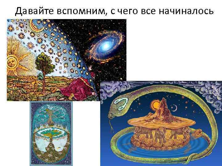 Давайте вспомним, с чего все начиналось 