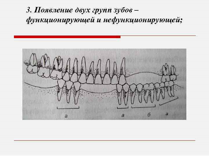 Клиническая картина при частичном отсутствии зубов