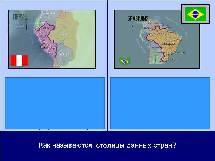 Название страны происходит от реки Пиру, что на языке местных индейцев означает «река» .