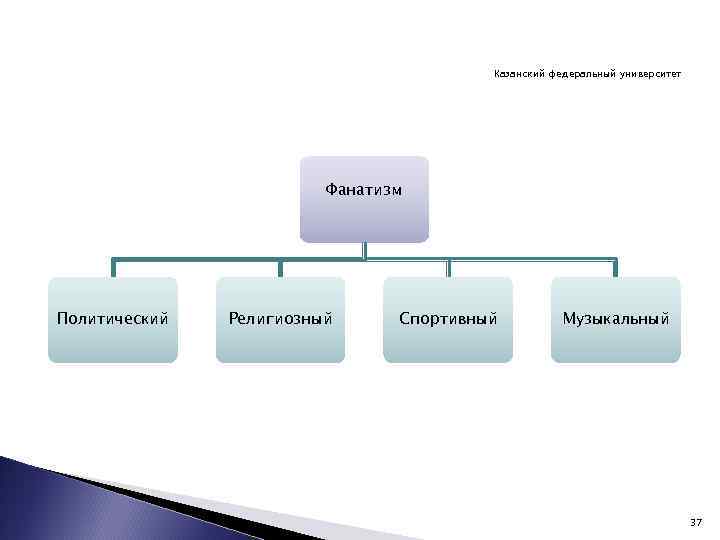 Казанский федеральный университет Фанатизм Политический Религиозный Спортивный Музыкальный 37 