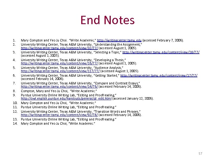 End Notes 1. 2. 3. 4. 5. 6. 7. 8. 9. 10. 11. 12.