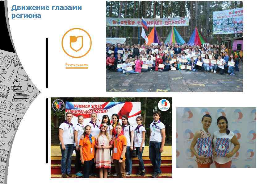 Движение глазами региона 