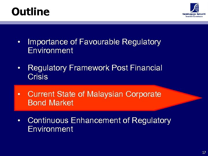 Outline • Importance of Favourable Regulatory Environment • Regulatory Framework Post Financial Crisis •