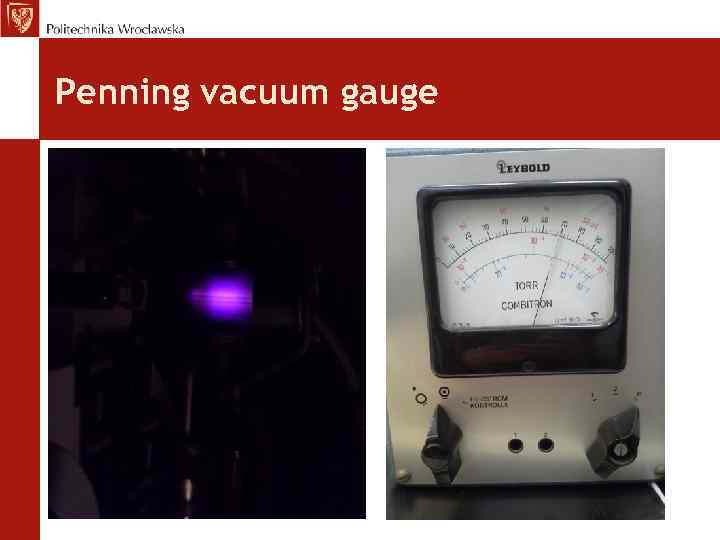 Penning vacuum gauge 