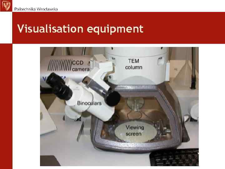 Visualisation equipment 