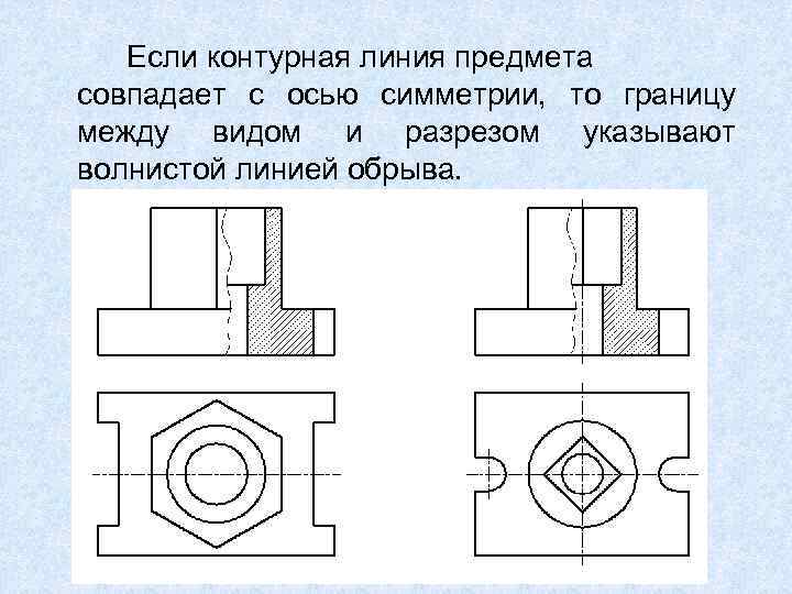 Контурные линии на чертеже что это