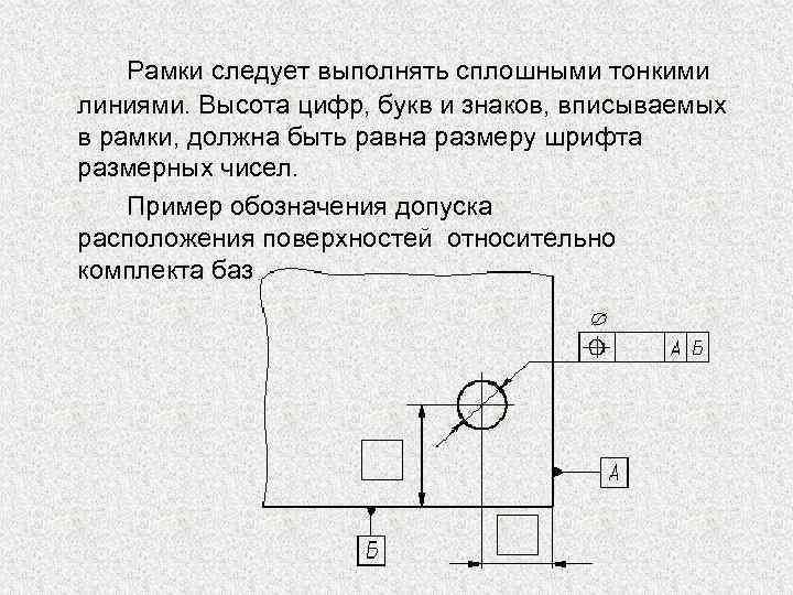 Рамки следует выполнять сплошными тонкими линиями. Высота цифр, букв и знаков, вписываемых в рамки,