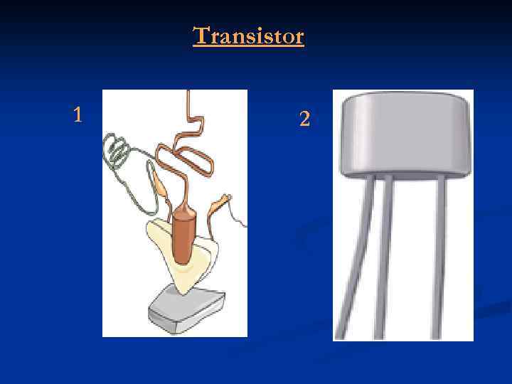 Transistor 1 2 