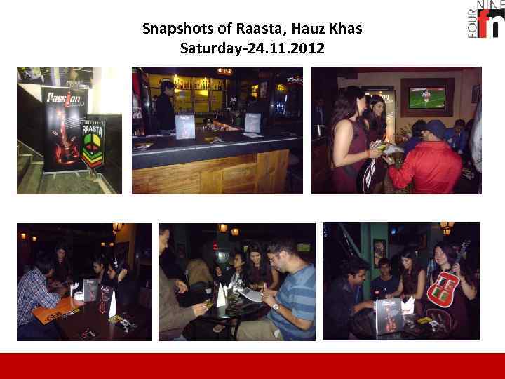 Snapshots of Raasta, Hauz Khas Saturday-24. 11. 2012 