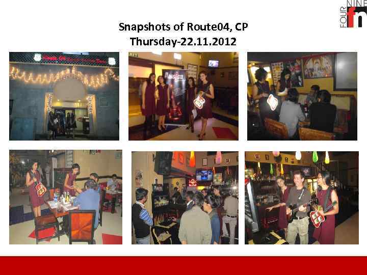 Snapshots of Route 04, CP Thursday-22. 11. 2012 