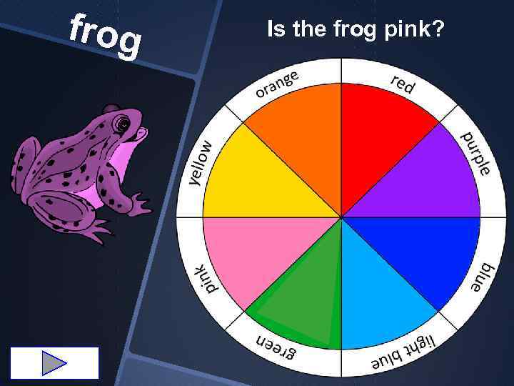 frog Is the frog pink? 