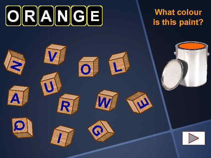 A V L O U R G Q I W E N ORANGE What