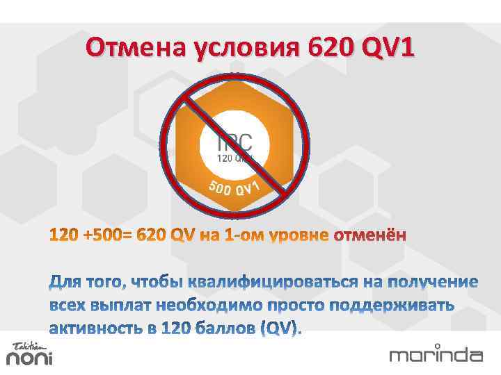 Отмена условия 620 QV 1 