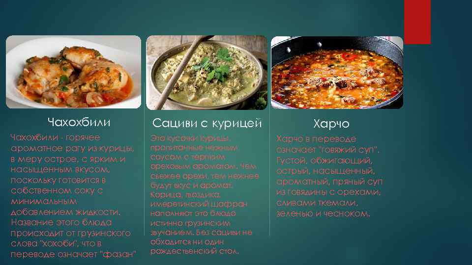 Чахохбили - горячее ароматное рагу из курицы, в меру острое, с ярким и насыщенным