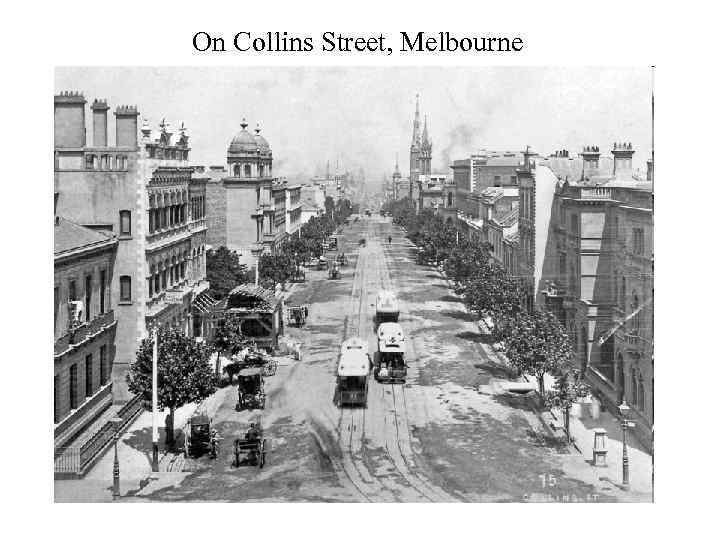 On Collins Street, Melbourne 