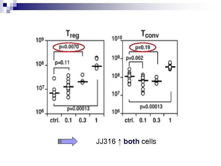 JJ 316 ↑ both cells 