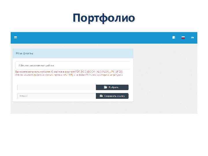 Портфолио 