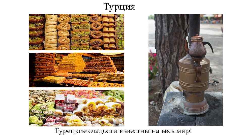Турция Турецкие сладости известны на весь мир! 