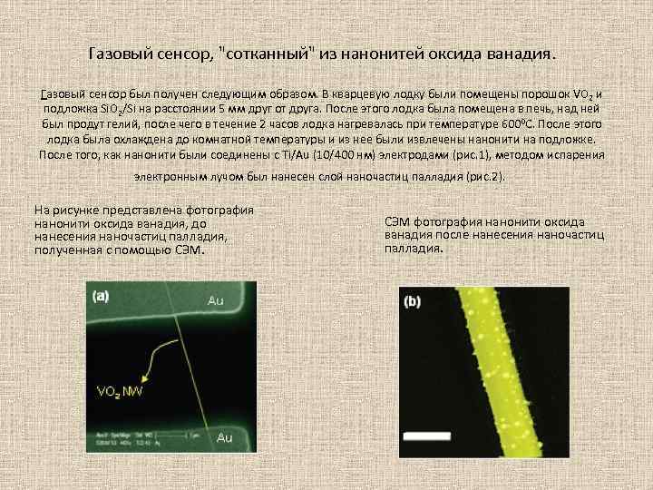 Газовый сенсор, 