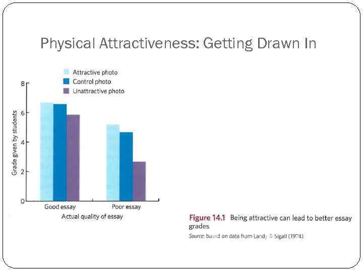 Physical Attractiveness: Getting Drawn In 