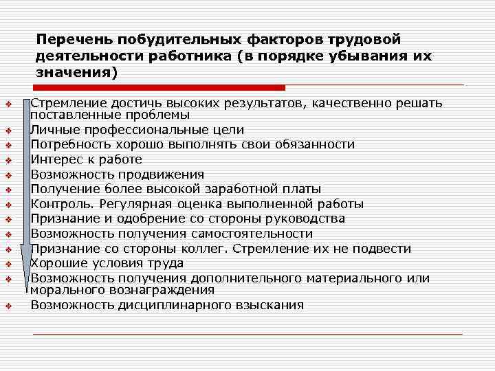 Трудовая активность работников