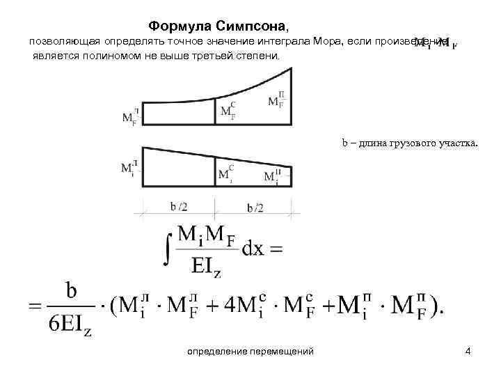 Результатом решения интеграла максвелла мора для приведенной пары схем будет