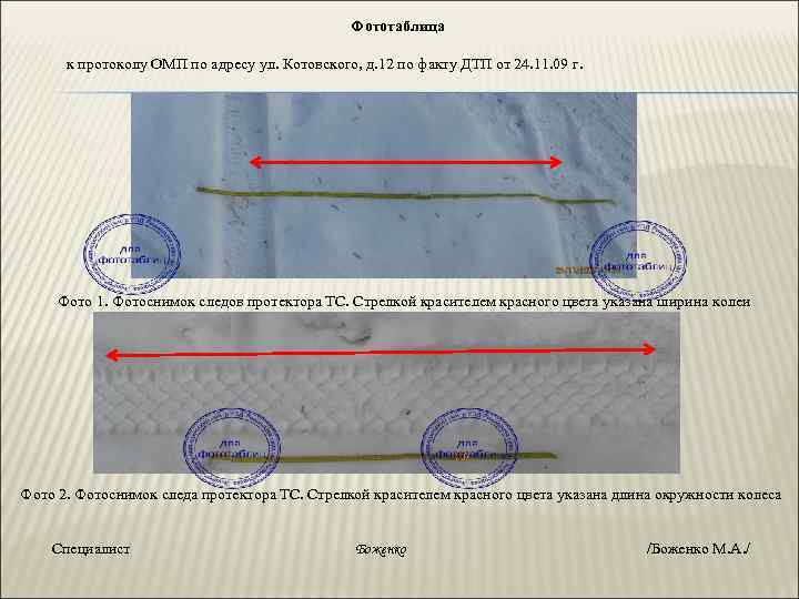 Осмотр автомобиля криминалистика образец