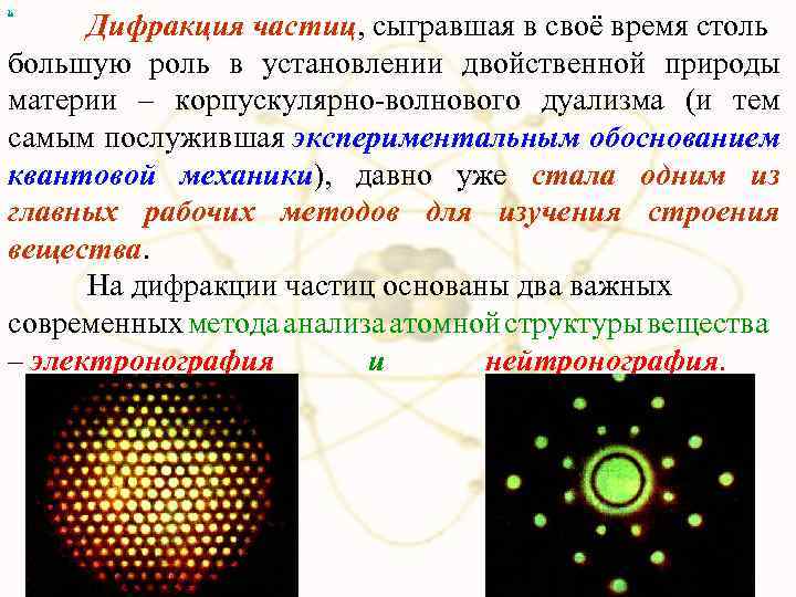 Корпускулярно волновой дуализм микрочастиц