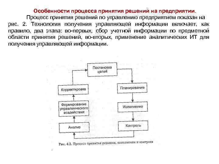 Управление процессом принятия управленческих решений