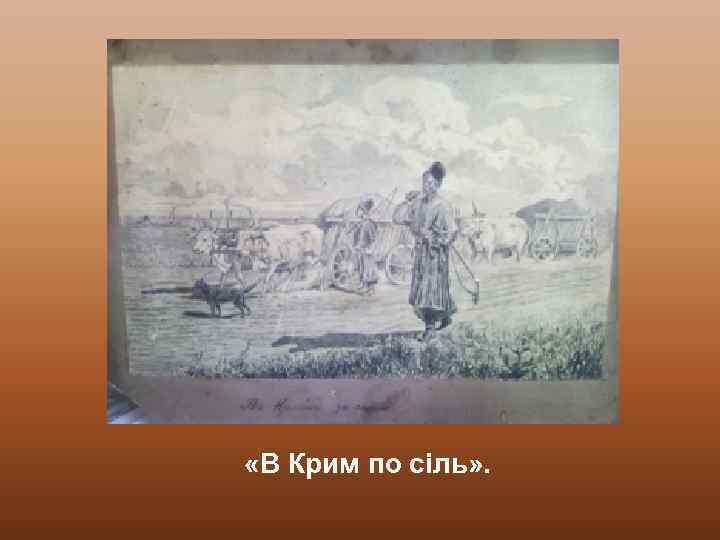  «В Крим по сіль» . 