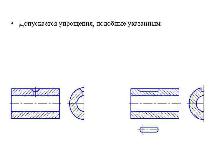  • Допускается упрощения, подобные указанным 