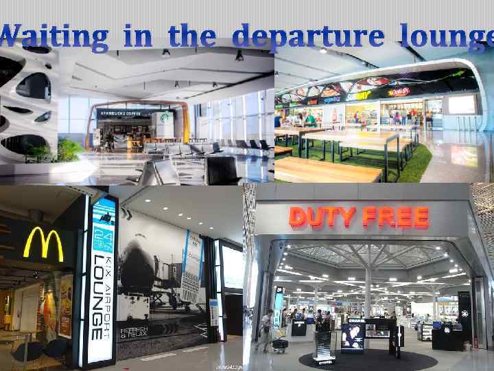 Waiting in the departure lounge 