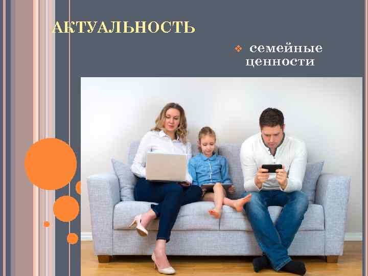 АКТУАЛЬНОСТЬ v семейные ценности 