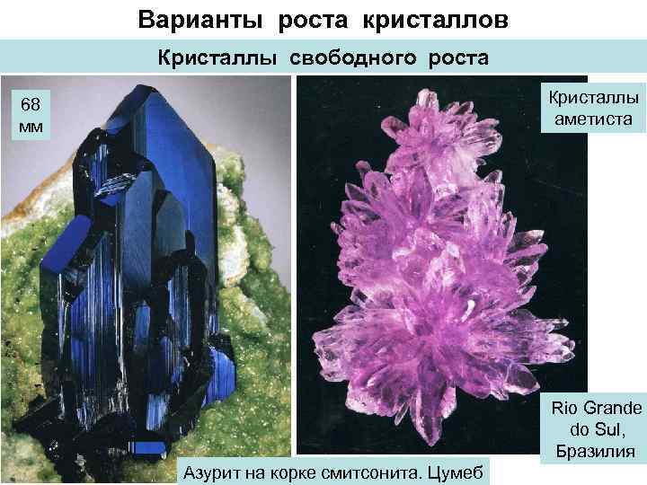 Кристаллы влияние внешних факторов на рост кристаллов проект