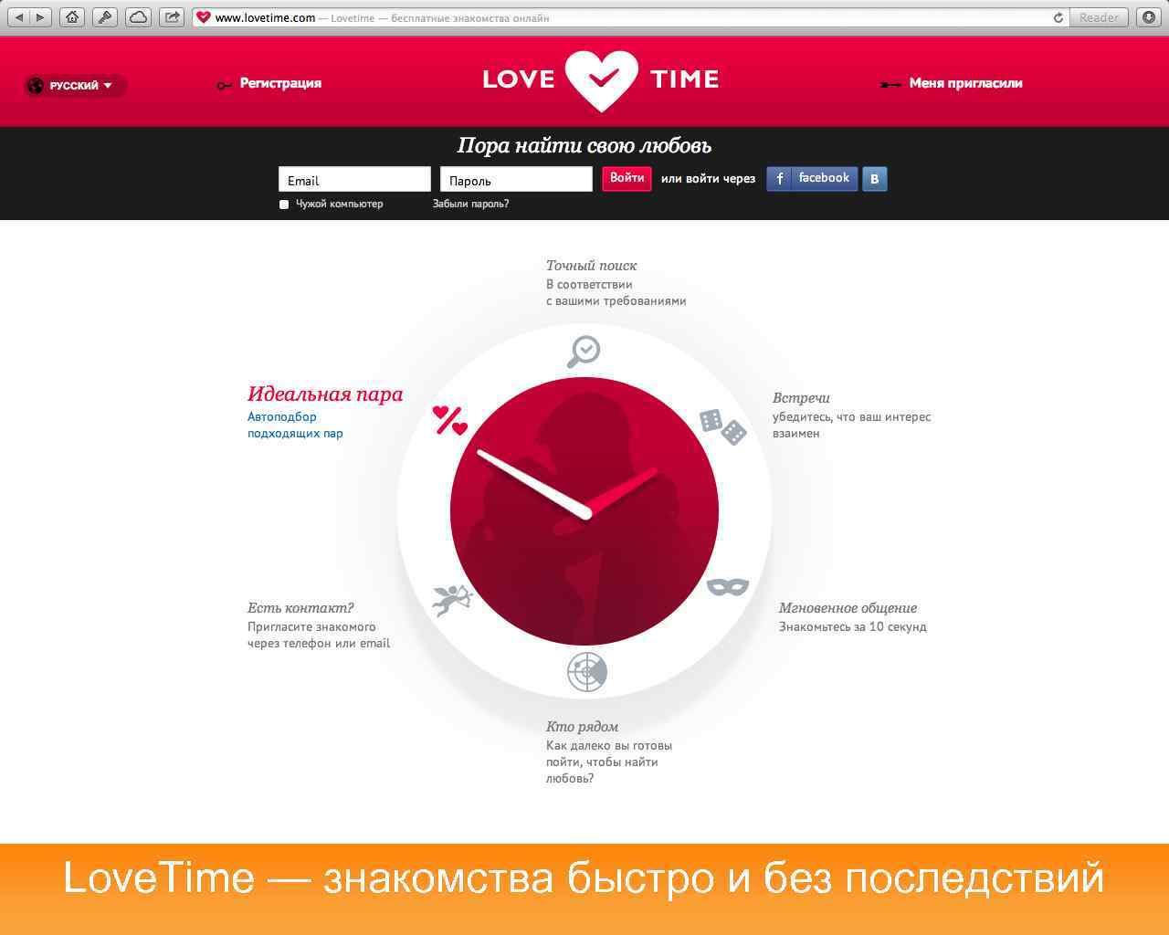 Love. Time — знакомства быстро и без последствий 