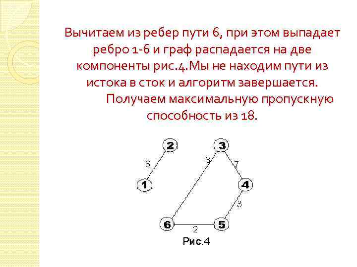 Сток графа