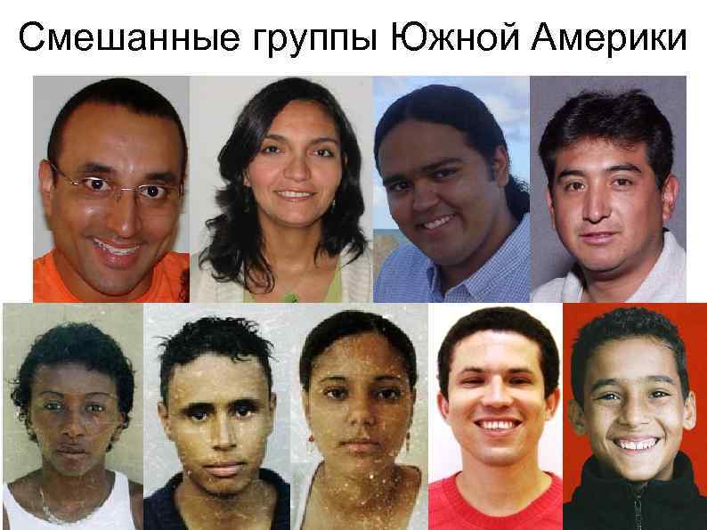 Смешанные группы Южной Америки 