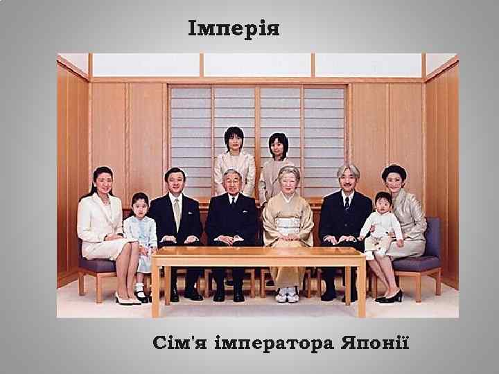 Імперія Сім'я імператора Японії 