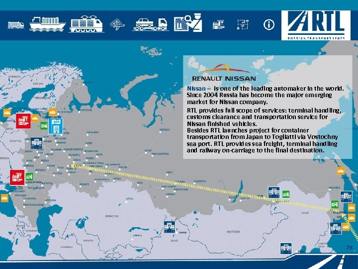 Nissan – is one of the leading automaker in the world. Since 2004 Russia